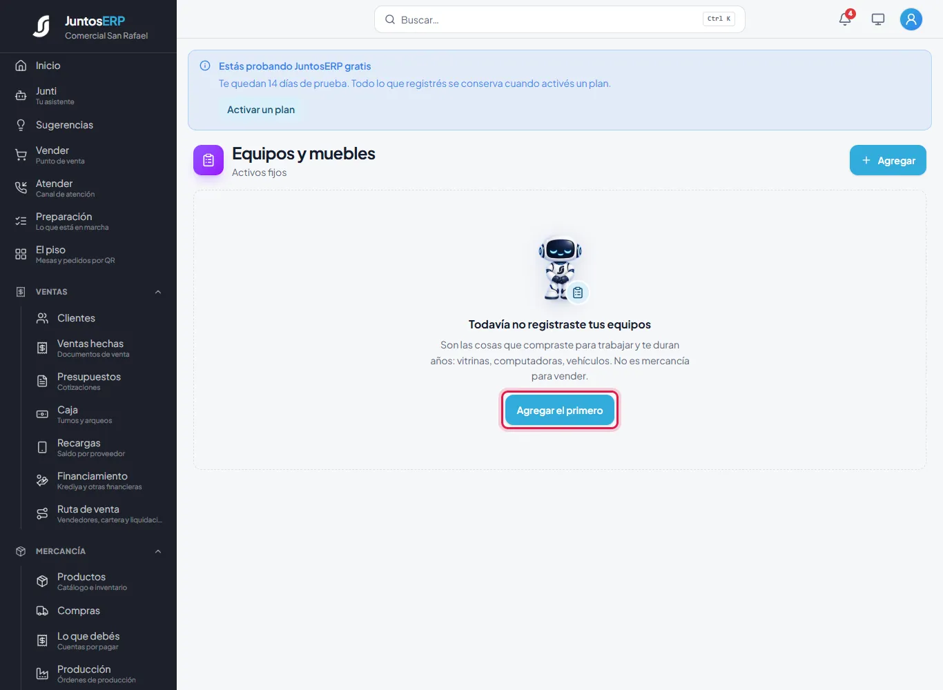 Todavía no hay equipos.